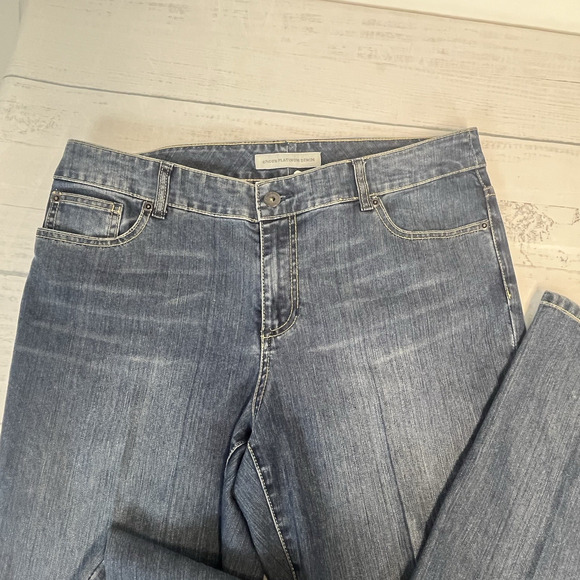 Chico's Platinum Denim Jeans Women's 10 12/2 Short Stretch Casual Classic Fit - Picture 4 of 8